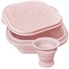 Im Baby Ciotola E Bicchiere in Silicone 6m Rosa