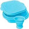 Im Baby Ciotola E Bicchiere in Silicone 6m Azzurro