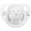 imbaby ciuccio glamour con copri tettarella 18-36mesi argent