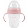 Im Baby Biberon 250ml in Silicone 6m Rosa