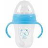Im Baby Biberon 250ml in Silicone 6m Azzurro