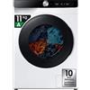 SAMSUNG WD11DG6B85BKU3 LAVASCIUGA, Caricamento frontale, capacità lavaggio 11 kg, asciugatura 6 26 programmi, Profondità 60 cm, Giri 1400 rpm, Bianco, Classe D