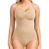 Neteson Body Contenitivo Modellante Donna Shapewear Bodysuit Sexy Intimo Guaina Contenitiva Donna Snellente Shaper Shaping Spallino Regolabile Dimagrante Pancia Piatta