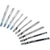 Bosch Professional Set da 10 Pezzi di lame per seghetto alternativo Basic for Wood and Metal, per legno e metallo, accessorio per seghetto alternativo, Versione vecchia