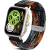 RoYiio Nylon Cinturino per Amazfit Active 2 Square/Active 2/Cheetah Square Cinturino Comodo Traspirante 20mm Cinturini Ricambio per Amazfit GTR Mini/GTS 4 Mini/Bip 3 Pro/GTS 3 - MQ Colorato