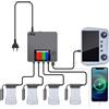 Does not apply Caricabatterie Con Display LCD per DJI Mini 5/4/3 Pro,Mini 3 Drone, 6 in 1 Caric