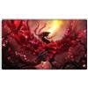 Mlikemat Playmat Akiza Izinski Black Rose Dragon TCG CCG Trading Card Game Mat No Zone + Free Bag (ZD014-99-K-No Zones)