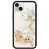 Wildflower Custodie - Compatibile con Apple iPhone 13/14 | Paraurti protettivo nero, certificato Test di caduta da 1,2 m, di proprietà di donne piccole imprese | Mice Friends - Animal Dainty Apple