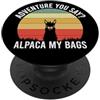 Adventure You Say Alpaca My Bags Adventure You Say Alpaca Le mie borse PopSockets PopGrip Adesivo