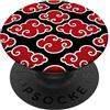 Anime Cloud lovers Rosso Tradizione Orientale Nuvola Cinese Modello PopSockets PopGrip Adesivo