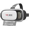 TEMPO DI SALDI Visore Realtà Virtuale 3D compatibile IOS e Android, Visore VR Smartphone da 4.7 a 6 pollici, Occhiali VR per giochi, video e Virtual Reality immersiva