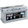 PILOT Batteria per auto Pilot SMF 90Ah 860AEN con capacità di ricarica rapida