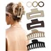 lulir Mollette Capelli Donna 4 Pezzi, Fermaglio Capelli Donna Grandi