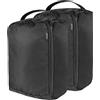 Gloppie 2PCS Sacchetti Portascarpe, Borse per Scarpe da Viaggio, Sacchetti per Scarpe Resistente all'Acqua e Antipolvere, per Stivali Tacco Alto Scarpe e Sandali Uso Quotidiano, Nido d'Ape Nero
