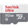 WESTERN DIGITAL SanDisk Ultra microSD 512 GB MicroSDXC UHS-I Classe 10 (SanDisk Ultra - Scheda d