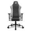SHARKOON SEDIA GAMING SGS30 FABRIC IN TESSUTO DIMENSIONI COMFORT NERO E BIANCO