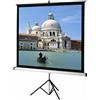 SOPAR telo proiezione treppiede Schermo AVATAR 3D 240x200 Bianco
