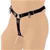 Strict Leather Locking Male Anal Plug Harness