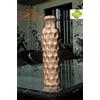 Bottiglia di rame Diamond 900 ml design bottiglia d'acqua in rame senza giunt...