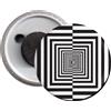 Spilla Calamita pins badge ILLUSION OPTICAL illusione frigo frigorifero regalo