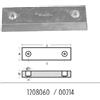Tecnoseal 00214 Anodo per Flaps Riva 217x60 per poppa barca in zinco