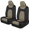 Motor Trend AquaShield - Coprisedili anteriori per auto, beige, bicolore, impermeabili, in neoprene, per auto, camion, furgone, SUV