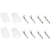 Briny River Kit Di 2 Prese E Terminali Maschio E Femmina A 2 Pin 03-09-2022,03-09-1022 Compatibili Con Molex Per Cavi Fino A 2 Mm² Per Auto E Moto