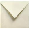 Netuno 25 buste per lettere quadrate avorio 15,3 x 15,3 cm 120g Aster Laid Ivory buste eleganti carta vergata con filigrana struttura a righe per partecipazioni biglietti compleanno matrimonio