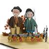 CUT POPUP.COM CUTPOPUP Invecchiare insieme - Biglietto Auguri Matrimonio, Biglietto Anniversario, Biglietti Auguri 40 anniversario, Biglietto pop-up per Anniversario (Grow Old Together) US8-58 IT