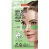 ARTDESIGNS Srl PUREDERM 6 MASCHERE NEON GREEN CONTORNO OCCHI IN HYDROGEL