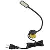 HEEPDD lampada macchina da cucire, 15 LED lampada lavoro flessibile a collo cigno con base magnetica per torni studio trapani a colonna banco Spina UE 110-250V(Spina UE)