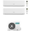 Hisense CONDIZIONATORE HISENSE DUAL SPLIT ENERGY ULTRA 7000+7000 BTU WIFI INVERTER 2AMW42U4RGC A++
