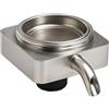 G GRIMALDI Portacialda in Alluminio Compatibile Diddiesse Frog Macchine da Caffè Cialde 44 mm - Completo di Filtro Inox e Beccuccio, Montaggio Rapido, Estrazione Stabile