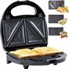Gadgy Tostapane 3 in 1 con Piastre Intercambiabili - Tostiera con Piastra Waffle, Sandwich e Griglia - Antiaderente, Facile da Pulire - Impugnatura Cool Touch e Piedini Antiscivolo