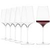 Josephinenhütte JOSEPHINE N° 2 Bicchieri da Vino [IL VETRO PER GLI AMATORI] - lavorati a mano e soffiati a bocca - set da 6 per vino bianco, rosato e rosso di medio corpo - design funzionale per un