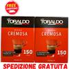 Caffè Toraldo 300 Cialde 7,20g Toraldo Caffe' Miscela Cremosa Espresso Napolitano
