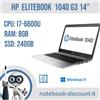 HP Notebook HP EliteBook 1040 G3 Cpu i7-6600u Ram 16Gb SSD 240Gb !!!USB-C guasta!!!