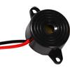 Fafeicy Cicalino Piezoelettrico Attivo, 3-24V DC, Allarme Elettronico Continuo, 23x12mm
