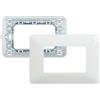 BTicino SAM4803BBN Kit-placca/Supporto matix 3P Bianco