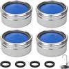 ZY-otu 4 pezzi M22 regolatore rubinetto 22 mm filtro e filtro per risparmiare acqua, inserto per risparmiare acqua, ricambio per cucina, bagno rubinetto beccuccio