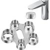 Ainiv 10 in 1 Chiave Aeratore, Aeratore Chiave di Servizio, Chiave per Filtro Rubinetto Acciaio Inossidabile, per Filettatura Interna 16/M18/M22/M24/M28 e Filettatura Esterna M18/M20/M22/M24/M28