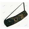 Fatto a mano Borsa leader portatile Mandala Hippie Ombre in cotone fatta a mano colore ner...