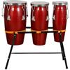 Senza marchio Congo in legno con supporto strumento a percussione