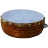 Fatto a mano Khanjeera batteria manuale / percussioni Dhapli Goat Skin Cover Wood Pro Khamak