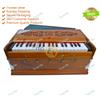 Fatto a mano Indian Cultura 5 Stopper Multifold Bellow Two Reeds 3 Octave 37 Keys Harmonium