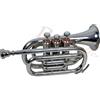 Fatto a mano Tromba tascabile classica professionale da marcia fascia Bb Indian Flat Steel...