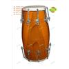 Fatto a mano Strumento musicale indiano dadi e bulloni per tamburo Dholak in legno fatti a...