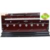 Fatto a mano Nuovo dispositivo musicale indiano Harmonium 7 stopper doppio soffietto 39 pu...