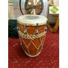 Fatto a mano Strumento musicale tradizionale popolare indiano in legno di mango Dholak cor...