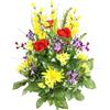 Admired By Nature YW-RD-PUR - Set di 30 boccioli artificiali misti, dalia, gloria mattutina, ranuncolo e fiori per decorare casa, matrimonio, ristorante e ufficio